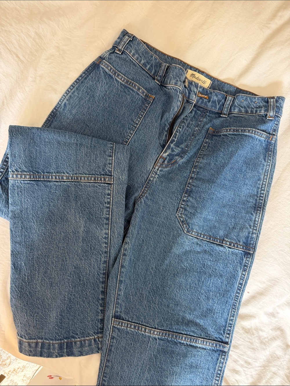 Madewell 90s Straight-Leg Jeans with Patch Pockets